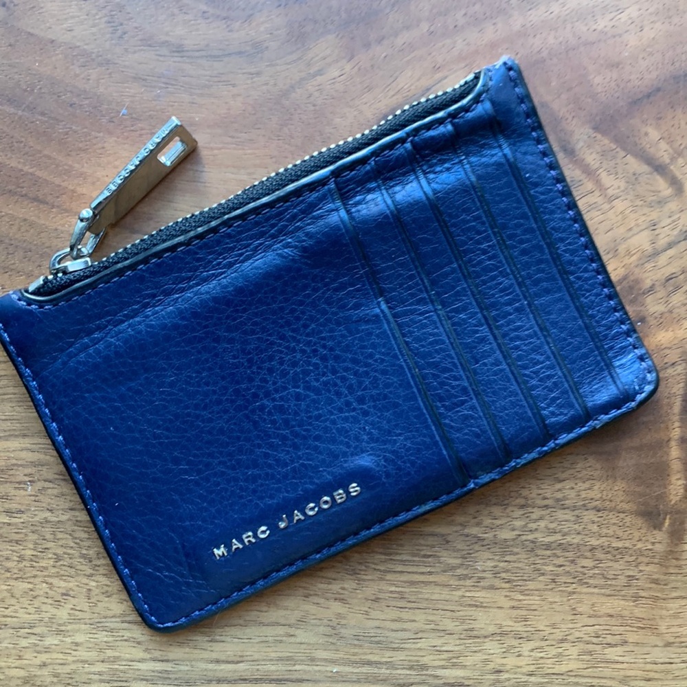 MARC JACOBS Wingman Leather Credit Card Holder